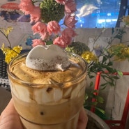[안산 고잔동 - 미드테이블 커피] 크림라떼가 맛있는 감성 카페