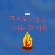 경북 김천 로또 명당 다른집에 불나는 꿈