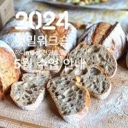 [농가밀 Class] 2024 햇밀 워크숍, 5월 _ 하나meal 천연효모빵, 수업 안내