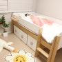 유아침대 아기방꾸미기 니스툴그로우 아이방 키즈 침대 설치후기