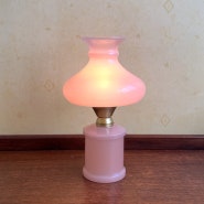 빈티지 핑크오팔린램프 ♣ Vintage pink opaline lamp