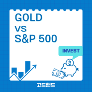 GOLD vs S&P500 상승률 비교