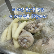 대전 둔산동 맛집 명동 닭한마리 시원한 국물로 점심 끝내기