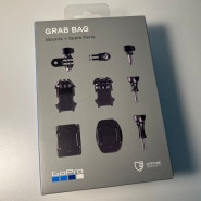 고프로(GoPro) 정품 마운트 액세서리 그랩 백(Grab Bag) | 버클, 나비나사, 피벗 암, 마운트 부품