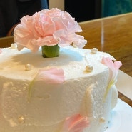 청주 강서동 카페 새하마노의 달디달고달디단 밤갸또 케이크