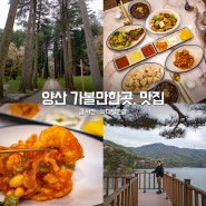 경남 양산 가볼만한곳 법기수원지 현지인 맛집 천화