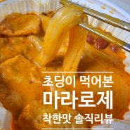 엽떡 마라로제 착한맛 초딩이 먹어본 후기 (맵기, 마라향)