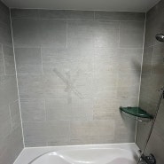 부산 사직동 사직역삼정그린코아더베스트 타일 하자보수 화장실 벽타일 들뜸 터짐