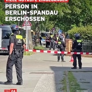 [독일소식] 베를린 총격사건으로 사망자 발생/ Todesschüsse in Spandau „öffentliche Hinrichtung“