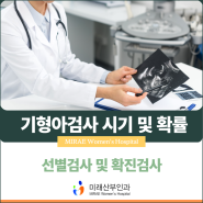 기형아검사 시기 종류 위험 확률 춘천 미래산부인과 총정리 공개