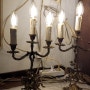프렌치 브라스 촛대 테이블 램프 Antique French large pair 1920 brass candelabras Table Lamp