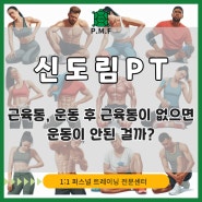 근육통, 운동 후 근육통이 없으면 운동이 안된 걸까? 신도림 PT