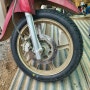 110cc 시티에이스 오토바이 전륜 타이어 수작업 교환해주기