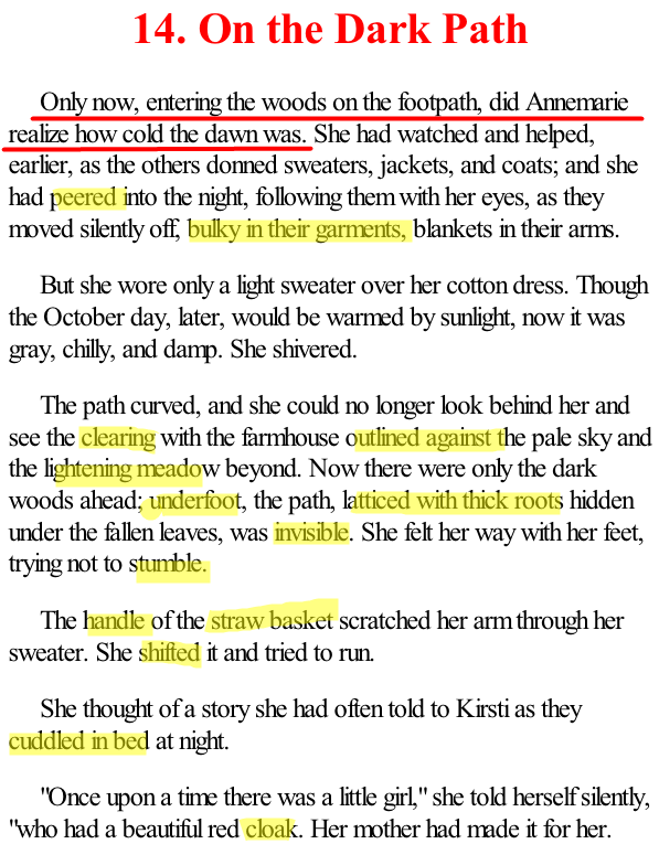 Number the Stars Chapter 14 : 네이버 블로그