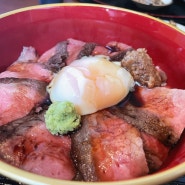 후쿠오카 유후인 맛집 다루마 와규 덮밥 꿀맛탱