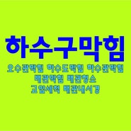 김해 동상동 화장실 변기 막힘 뚫었는데 물이 안내려간다면? 오수관 막힘을 의심하자!!