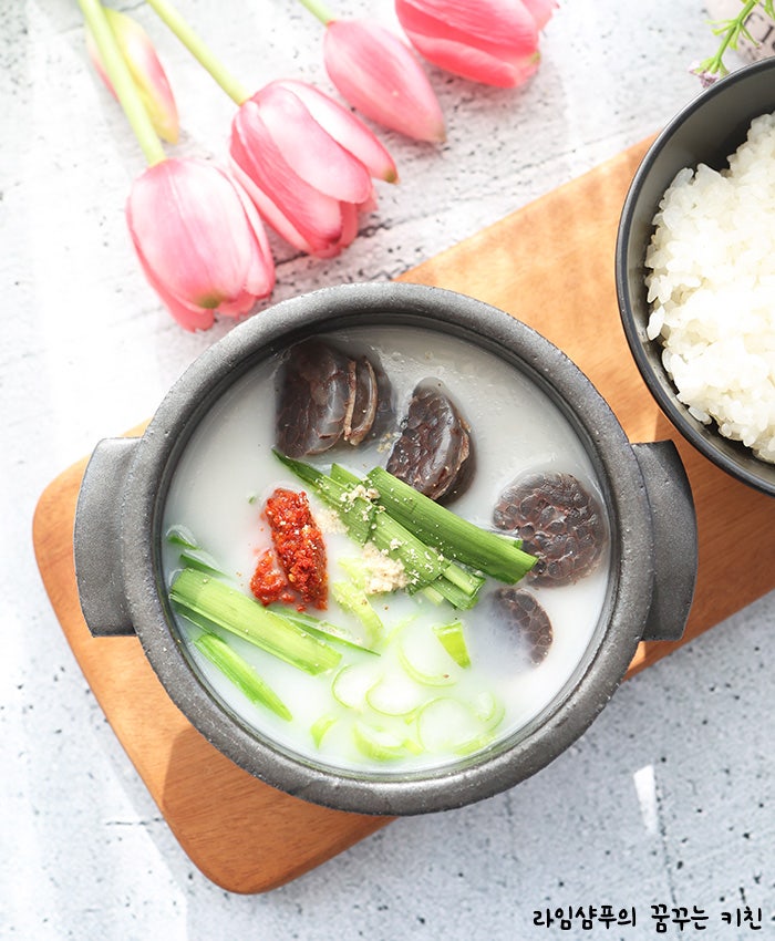 얼큰 순대국 만들기 순대국밥 만들기 순대국 다대기 남은 순대요리 : 네이버 블로그