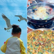 영종도 해물 칼국수 미애네칼국수, 월미도 선착장 유람선 타고 간 맛집 !