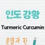 강황가루 효능 커큐민 풍부 인도산 강황 먹는방법 (Turmeric Curcumin)