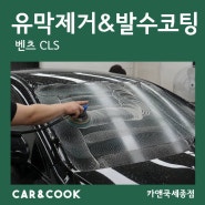 [카앤쿡] 세종 대전 유막 제거 발수코팅으로 장마철 대비하기_ CLS