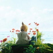 감성 돌사진, 부산 송정바다를 배경으로 촬영하는 바다꽃언덕