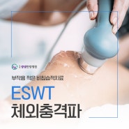 eswt 체외충격파 원리 효과 확실한 치료로 성수동 한의원