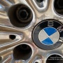 BMW 6GT 640i 럭셔리 646 버핑휠 (폴리싱 일명 빠우휠) 고질병 엄청난 부식 백화 제거 및 상처 수리 후, 건메탈 그레이 휠도색