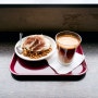 [영등포] 포프트커피 : 카페/디저트 - 독특한 쿠키 시트 티라미수