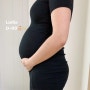 국제부부 임신일기 ep.9 임산부 머리컷+매직, D-100일, 남자아이 임산부배, 백일해접종, 자궁근종 괴사, 임산부수영, 목소리 성대결절 25주 ~ 28주