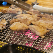 화명동 봉이숯불닭갈비 가성비 고기 맛집 푸짐한 숯불 닭갈비