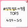 [채널J] 신작 일드 시청률 TOP3 ! ♛ (4/29 ~5/5)