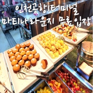 인천공항 1터미널 마니타라운지 무료입장 카드 음식 위치 총정리