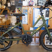 [120만원 할인중!]보쉬 모터 카고 바이크 전기 자전거 / 턴 퀵하울 P9 올리브 색상