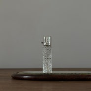 1897s Antique Victorian Birmingham Silver Top & Cut Glass Perfume Bottle