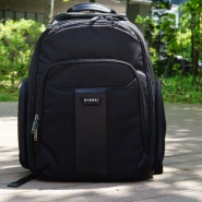레노버노트북 가방 남자백팩 에버키 버사EKP127B 착용해 보기