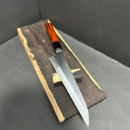 하이스강 오로시칼 만들기. 아시아로즈우드 팔각핸들 / 일식칼 만드는곳, 회칼 만들어주는곳, 칼손잡이 제작