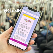 일본 eSIM 사용법 오사카 유심 아이폰 이심 설치 삭제 링심 추천