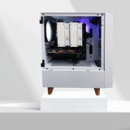[컴퓨리]영화 감상용 AMD 라이젠 or RTX 4060 EM1-Woofer G화이트 PC