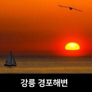 강릉 여행코스 강릉 경포해변, 강릉 일출, 강릉 먹거리