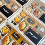제네시스 투자자 초청행사에 보내드린 샌드위치 다과 박스 후기입니다:D