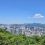 서울남산(파란 서울하늘과 도심 풍경)