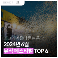 2024년 6월 뮤직페스티벌 TOP 6🎧 | 초여름에 즐기는 음악🎇 | 퀄리티, 라인업 보장 👊🏻