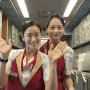케세이퍼시픽승무원 샹하이 홍콩 돌아가는 비행일기