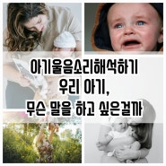 아기울음소리해석하기-우리 아기 무슨 말을 하고 싶은걸까