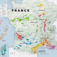 프랑스 와인 지도 보르도 부르고뉴 샴페인 프로방스 와이너리 지도