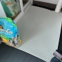 [디팡] 고양이 화장실 모래 흘림을 최대로 막아주는 디팡사막화방지매트를 사용해보았다