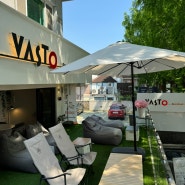 [내돈내산] 창원 가로수길 야외 테라스 카페 "Vasto 바스토" 방문후기