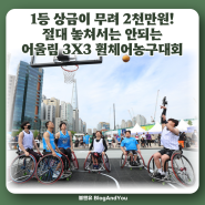 휠체어 농구 대회 어울림 3x3! 대한장애인체육회 2024 농구선수 모집 + 비장애인도 가능!