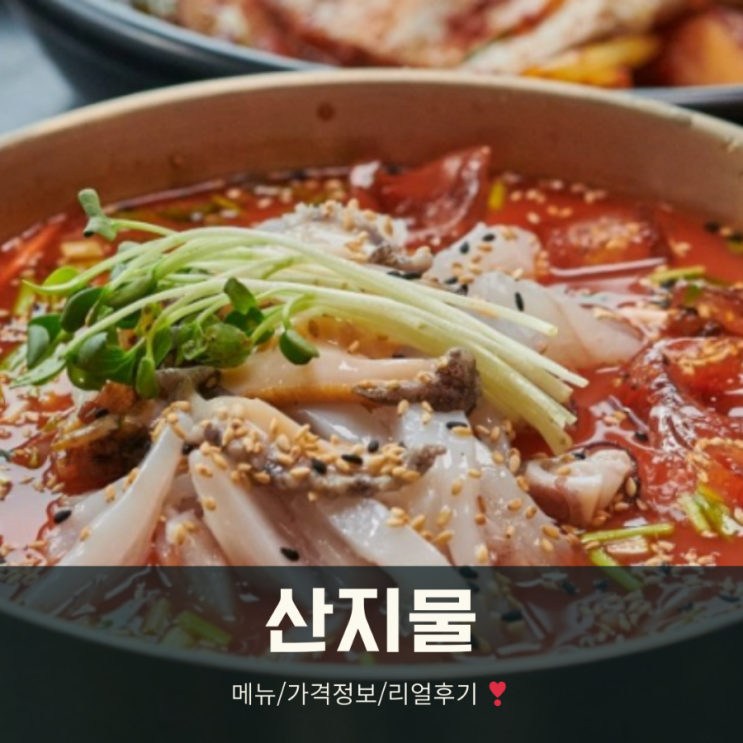 전통있는 제주도 물회 맛집 산지물 : 네이버 블로그