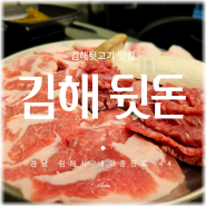 [김해 내외동 맛집] 특수부위모듬이 맛있는 내외동 먹자골목 술집으로 추천 김해 뒷고기집 뒷돈 리뷰